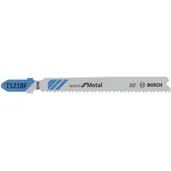 Bosch 5x Stichsägeblatt T 121 BF Speed for Metal - 2608636702