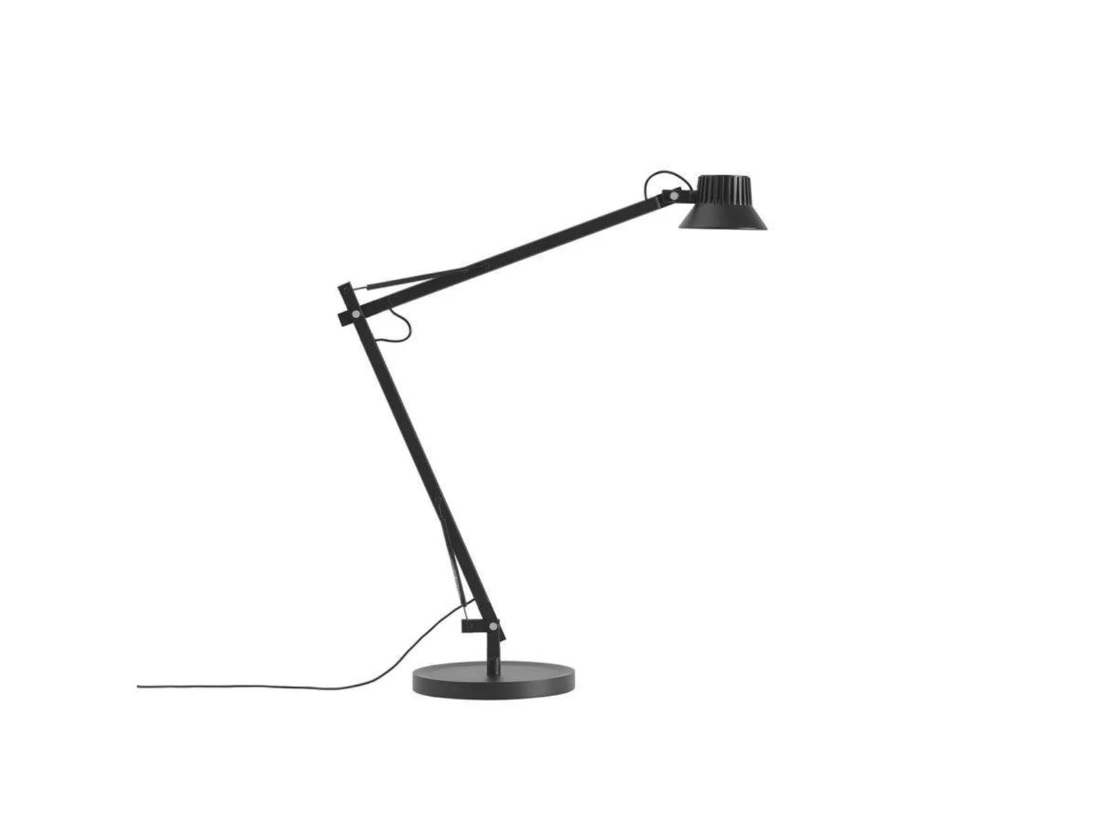 Muuto Dedicate Tafellamp L2 Black - Aluminium - LED - Voor Werkkamer of Kantoor
