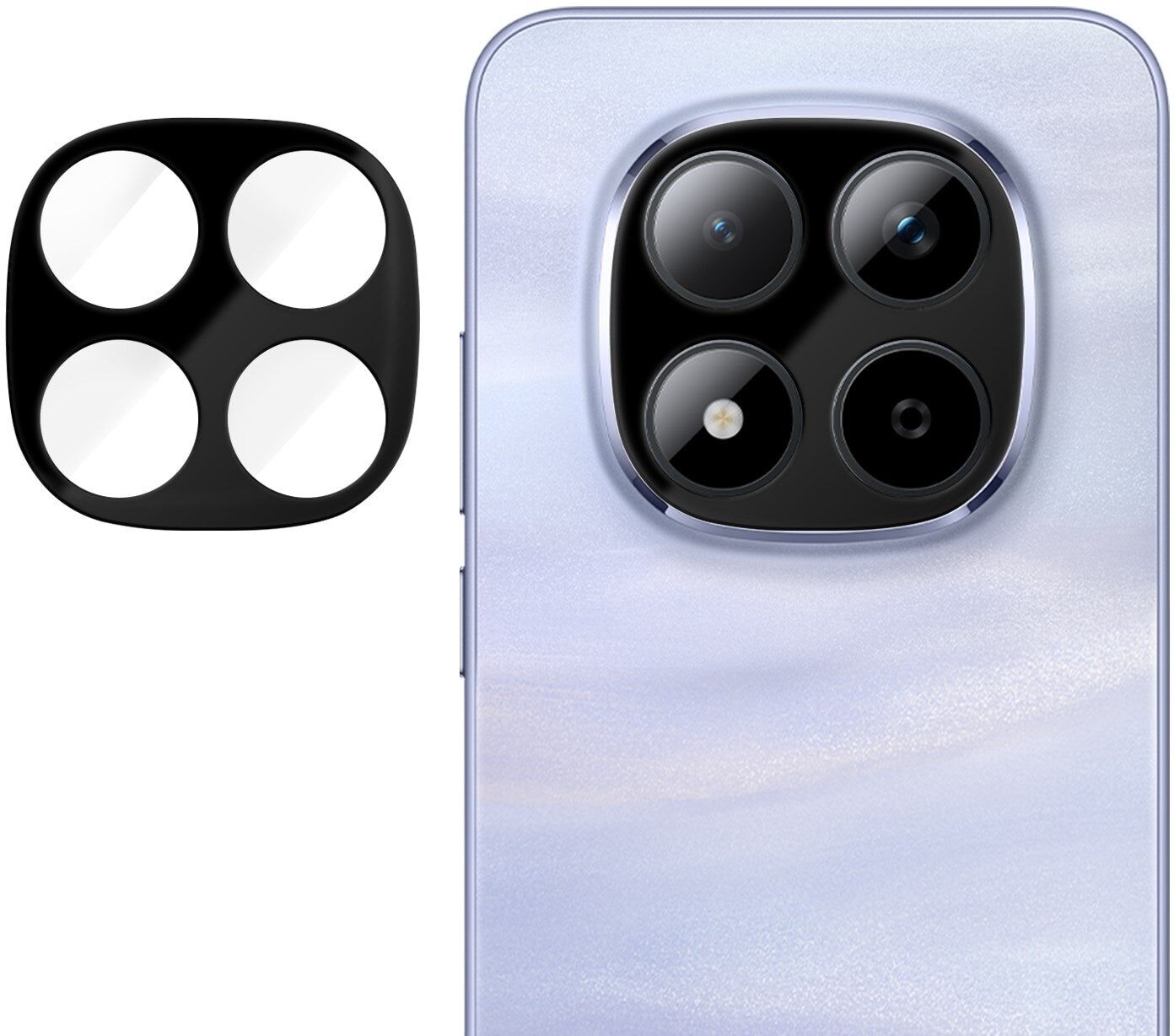 INCOVER Xiaomi Redmi Note 15 Pro (5G) / 15 Pro+ (Plus) Kameralinsebeskyttelsesglas - Gennemsigtig