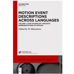 Motion Event Descriptions Across Languages / Case Studies of Linguistic Representations of Mo, Fachbücher von Yo Matsumoto