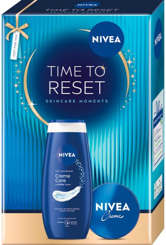 NIVEA Time to Reset gift set with nourishing and moisturising effect