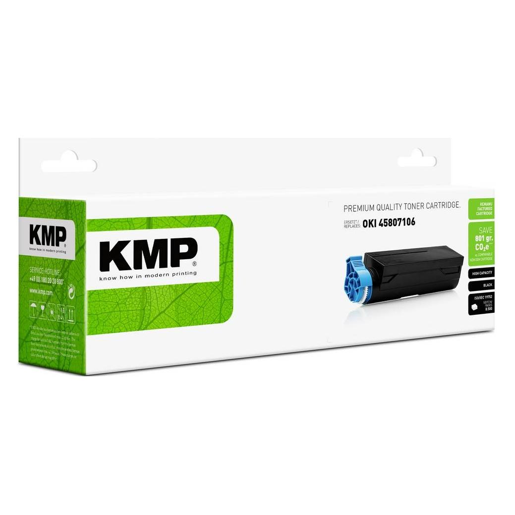 KMP Toner ersetzt 45807106 (BK) (3355,3000)