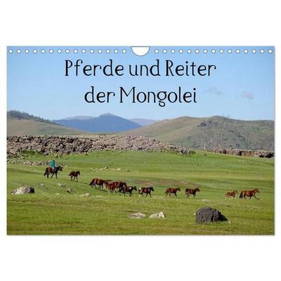 Pferde und Reiter der Mongolei (Wandkalender 2026 DIN A4 quer), CALVENDO Monatskalender