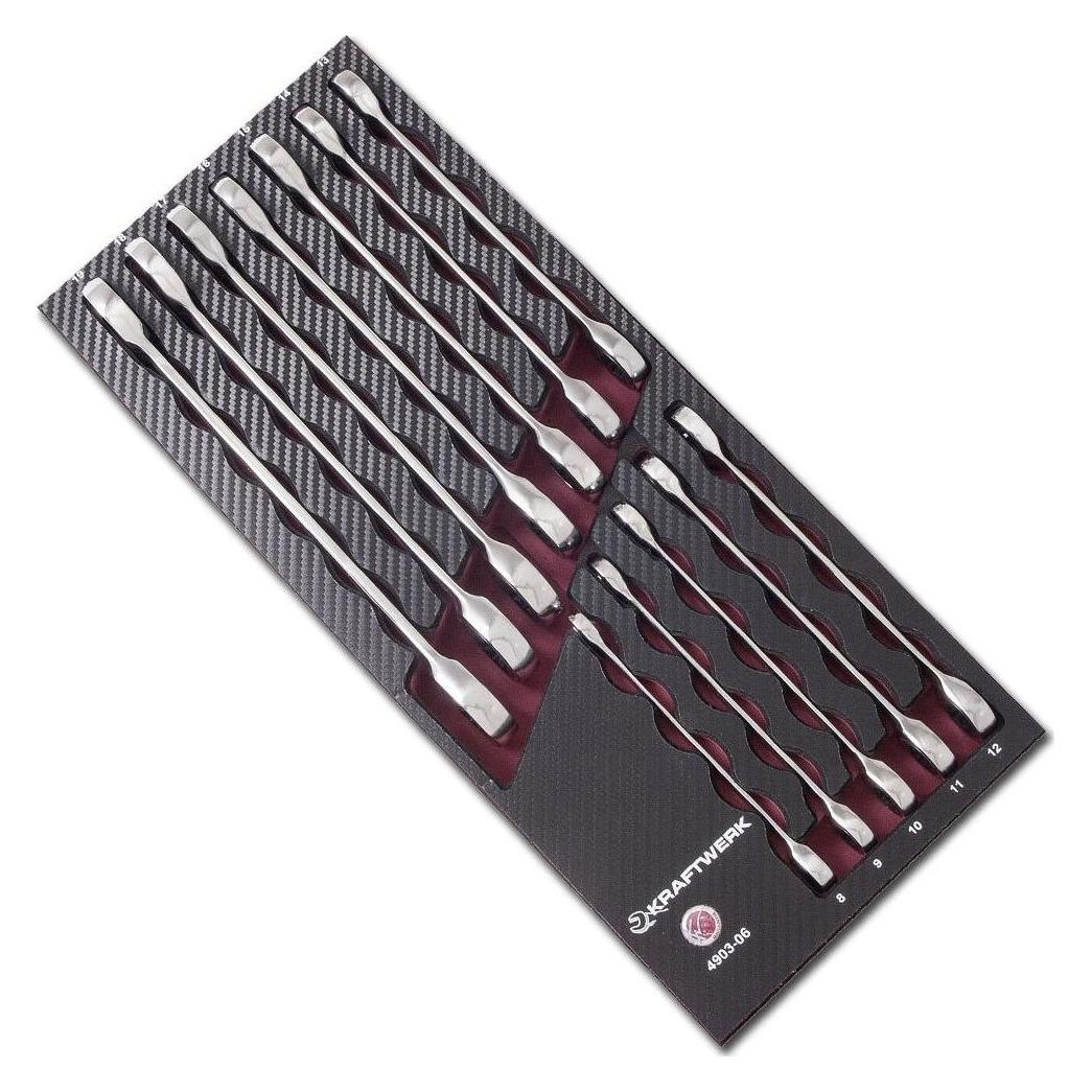 Kraftwerk Eva3 CLICKRAFT Gari-Schlüsselsatz (10 mm, 11 mm, 12 mm, 13 mm, 14 mm, 15 mm, 16 mm, 17 mm, 18 mm, 19 mm, 8 mm, 9 mm) (4903-16)
