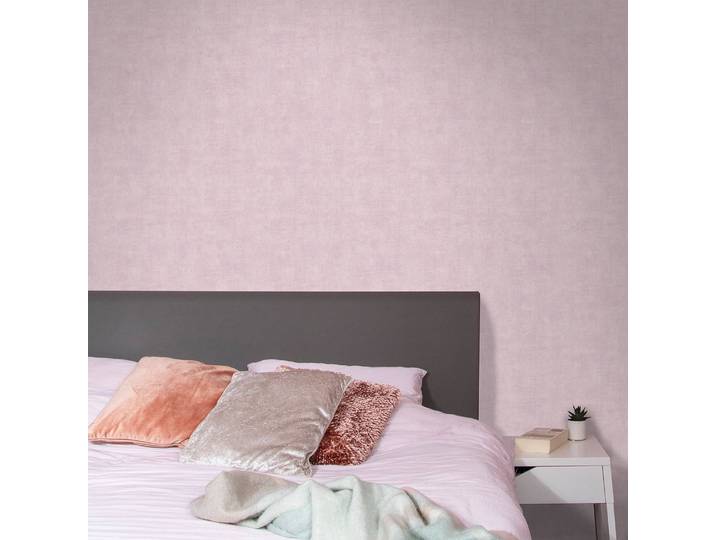 Papier peint intissé Béton 52 x 1005 x 0cm Rose