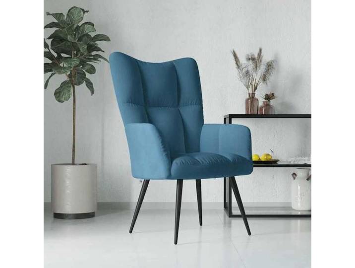 Chaise de Relaxation Fauteuil de Détente Siège de Relaxation Chaise de Détente Salon Salle de Séjour Intérieur Bleu 328083