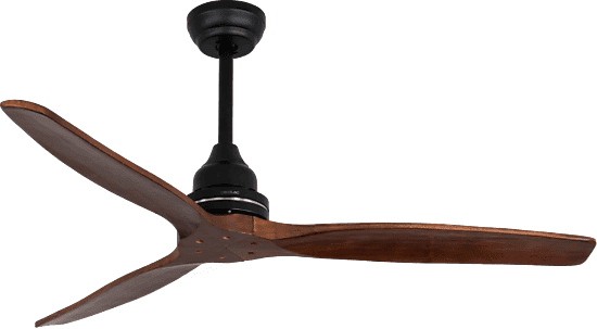 Ventilador de techo - Cecotec EnergySilence Aero 580, 40 W, 3 Aspas, Velocidades, Verano/Invierno, Marrón