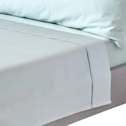 SATIN-BETTLAKEN ohne Gummizug, Bio-Baumwolle, Fadendichte 400
