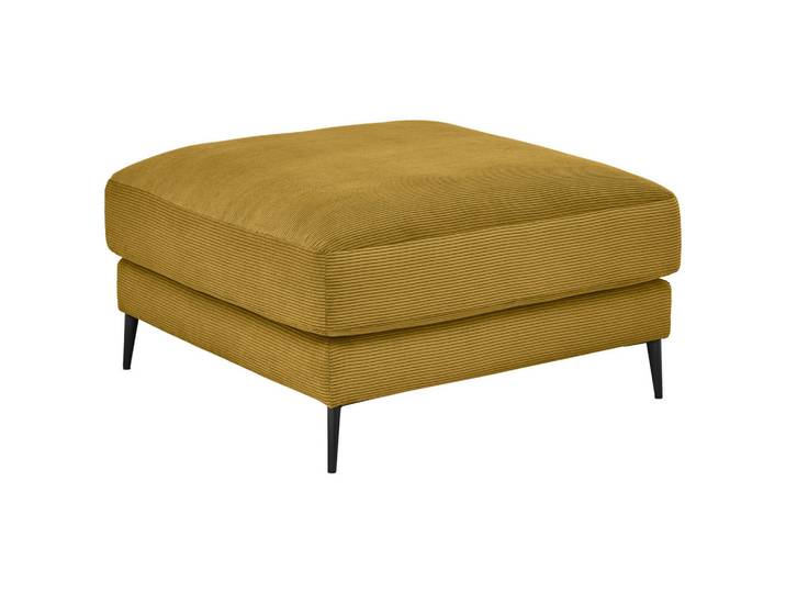 Dieter Knoll Hocker, Gelb, Grün, Metall, quadratisch, 90x43x90 cm, Fußauswahl, Stoffauswahl, Wohnzimmer, Hocker, Sitzhocker
