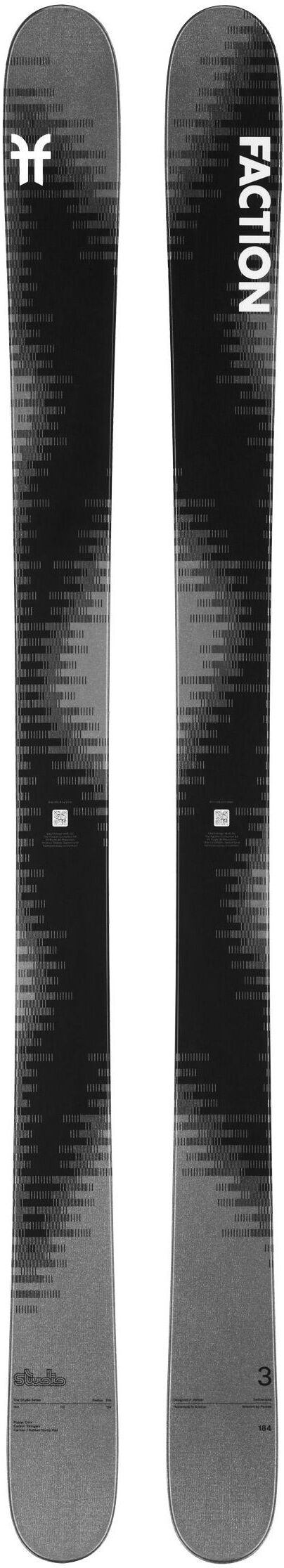 Faction  - Pack Ski Studio 3 - 165 + Attack Lyt 11 Gw Br.120 Solid Black - Ski