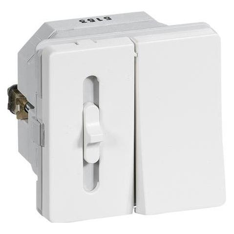 LK FUGA Aufsatzdimmer LED-S 120 VA mit Korrespondenz 1 Modul, Weiss- In Tasche für DI (AAK506D62191L)