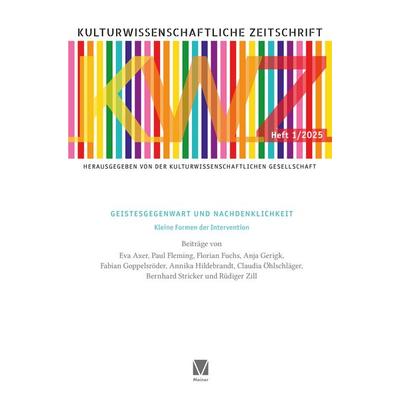 Geistesgegenwart und Nachdenklichkeit, Taschenbuch von , Meiner, F, 978-3-7873-4718-6