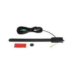 15-7137131 Glasklebeantenne DVB-T Fakra(f) 12V Phantom schwarz