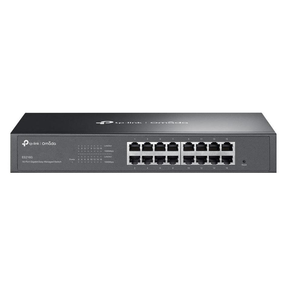 TP-Link ES216G Omada 16-Port Gigabit Easy Managed Switch (18 Ports) (ES216G)