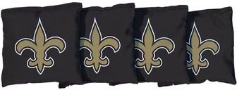 Skip's Garage New Orleans Saints NFL Black Cornhole Bags