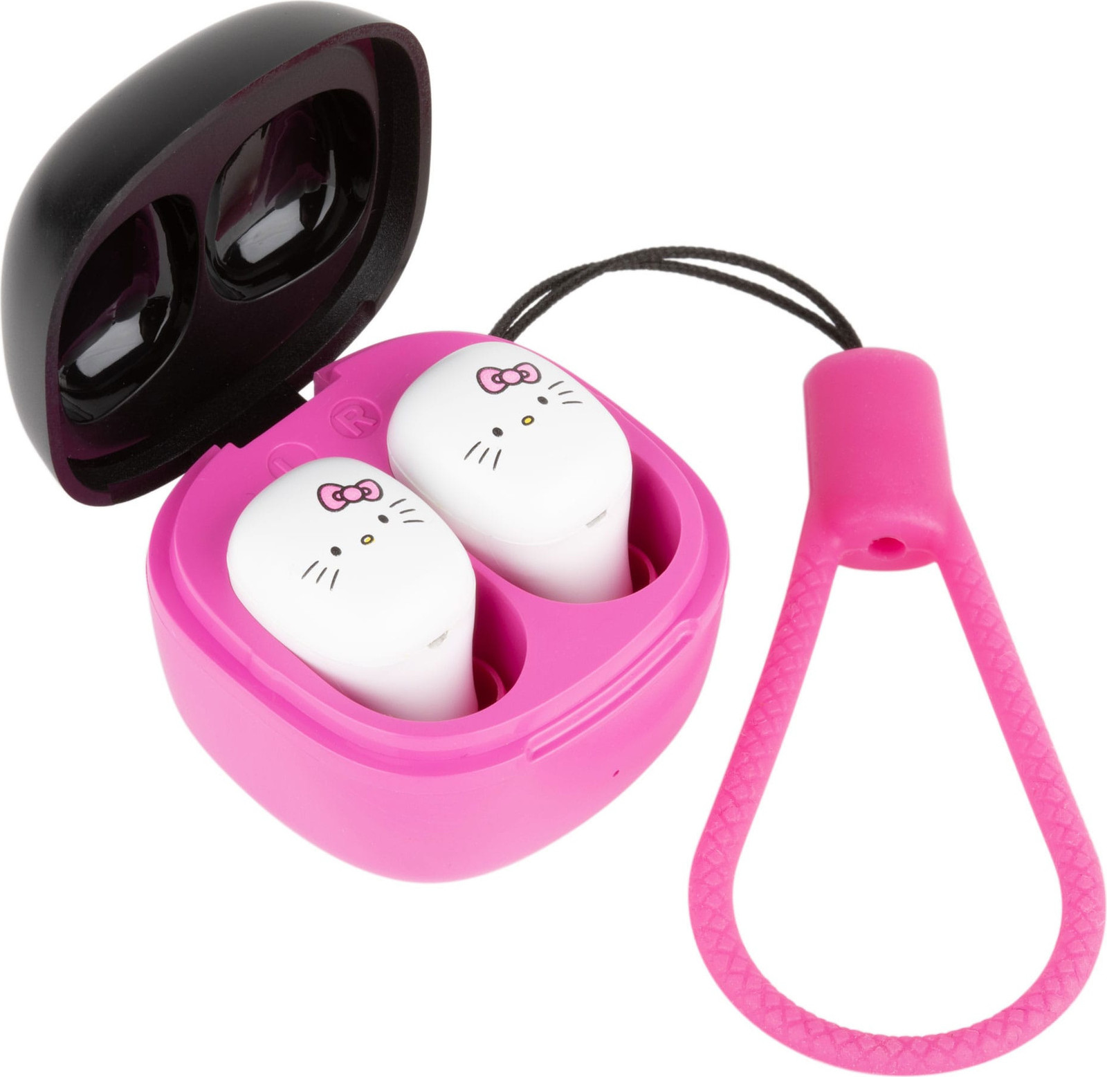 Konix Hello Kitty Draadloze Koptelefoon met Microfoon, Roze/Wit