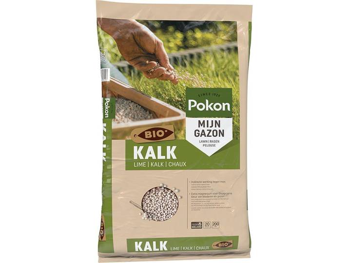 Pokon Bio Kalk - 20kg - Verbetert bodemstructuur - Voor 200m²