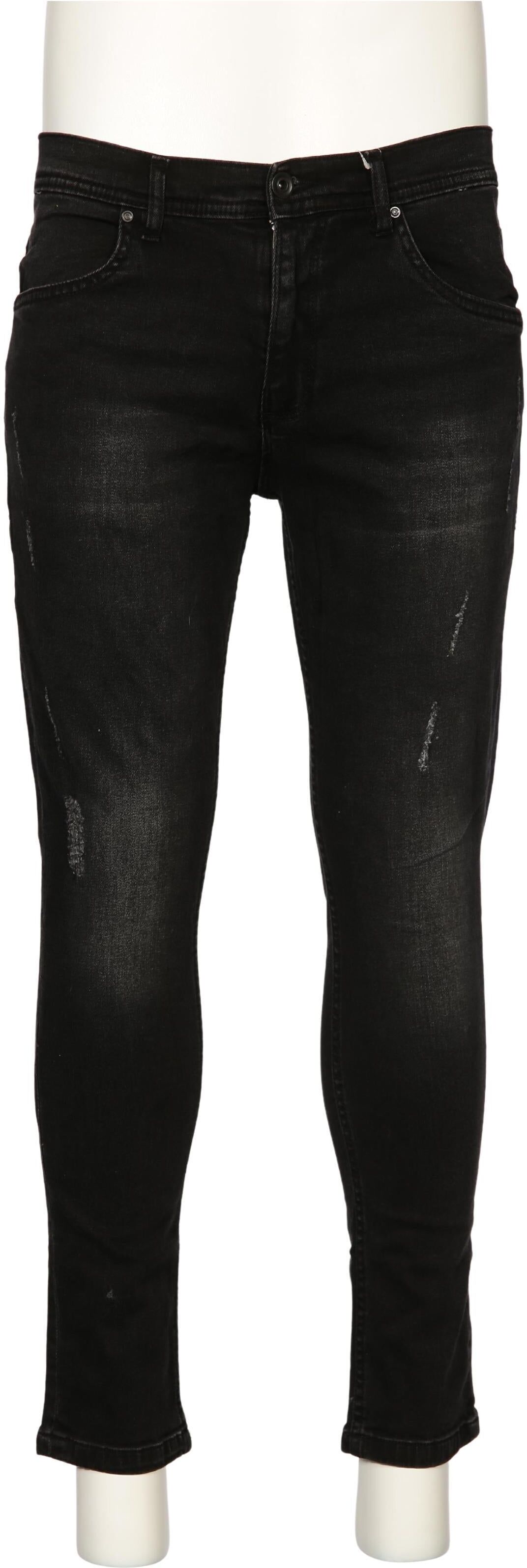 Urban Classics Herren Jeans, Schwarz, Gr. W34, Baumwolle / Elasthan - Second Hand