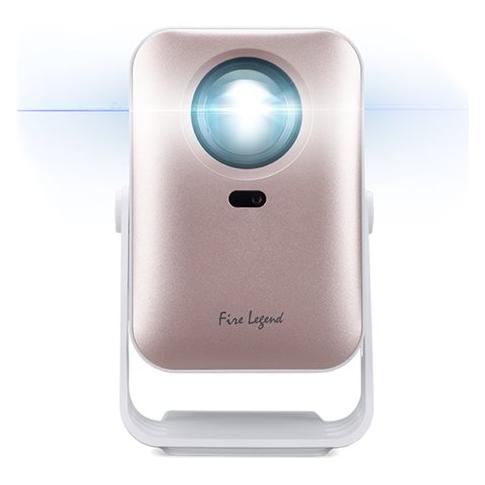 Acer AOpen QH31s pink powered by - portabler LED-Beamer - HD, 150 ANSI Lumen, HDMI, USB-A, Wireless (HD, 150 lm, 1.36:1) (MR.JYQ11.001)
