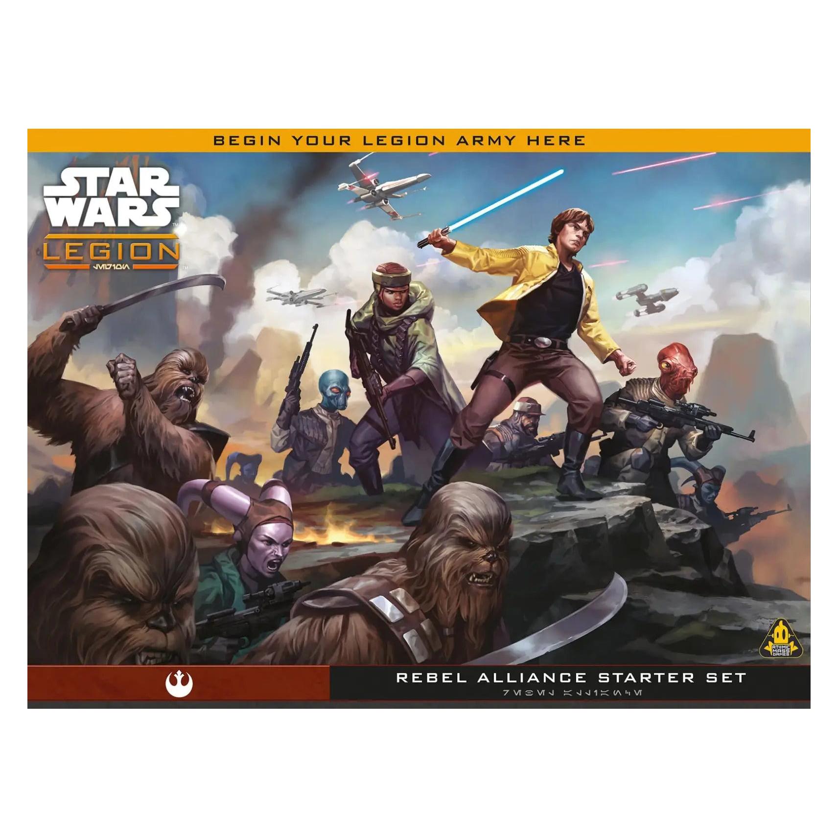 Atomic Mass Games Sw Legion Rebel Alliance Starter Set (Base) (Fr-De-En-Es) (Kunststoff) (AMGD1215)