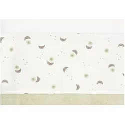 Jollein, Fixleintuch Babybett, Bettlaken Wiege 75x100cm - Over the Moon (75 x 100 cm)