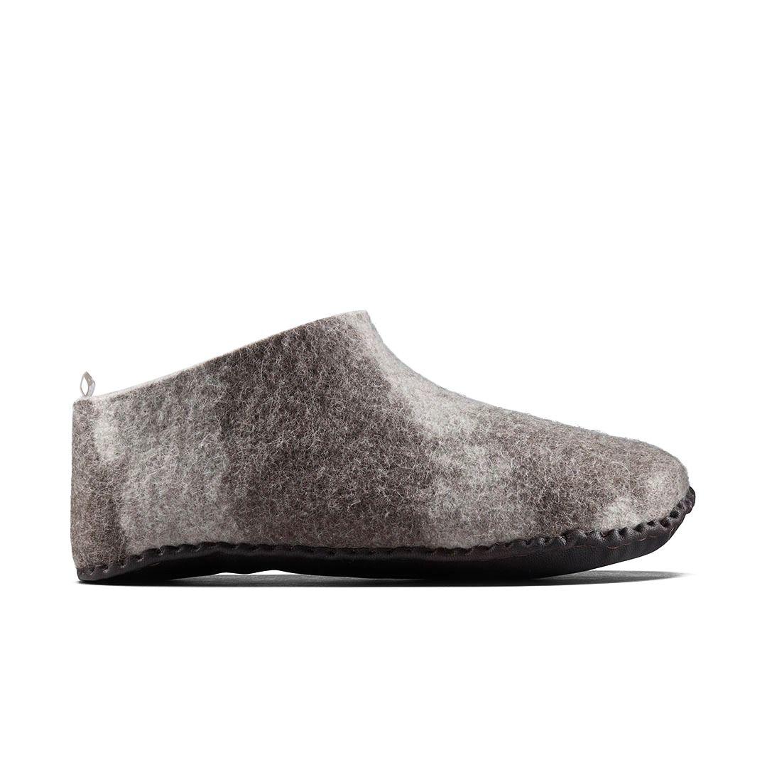 Vivobarefoot Unisex MIM Felt Slipper II grau