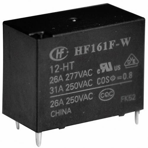 Hongfa HF161F-W/012-HT Printrelais 12 V/DC 31A 1 Schließer