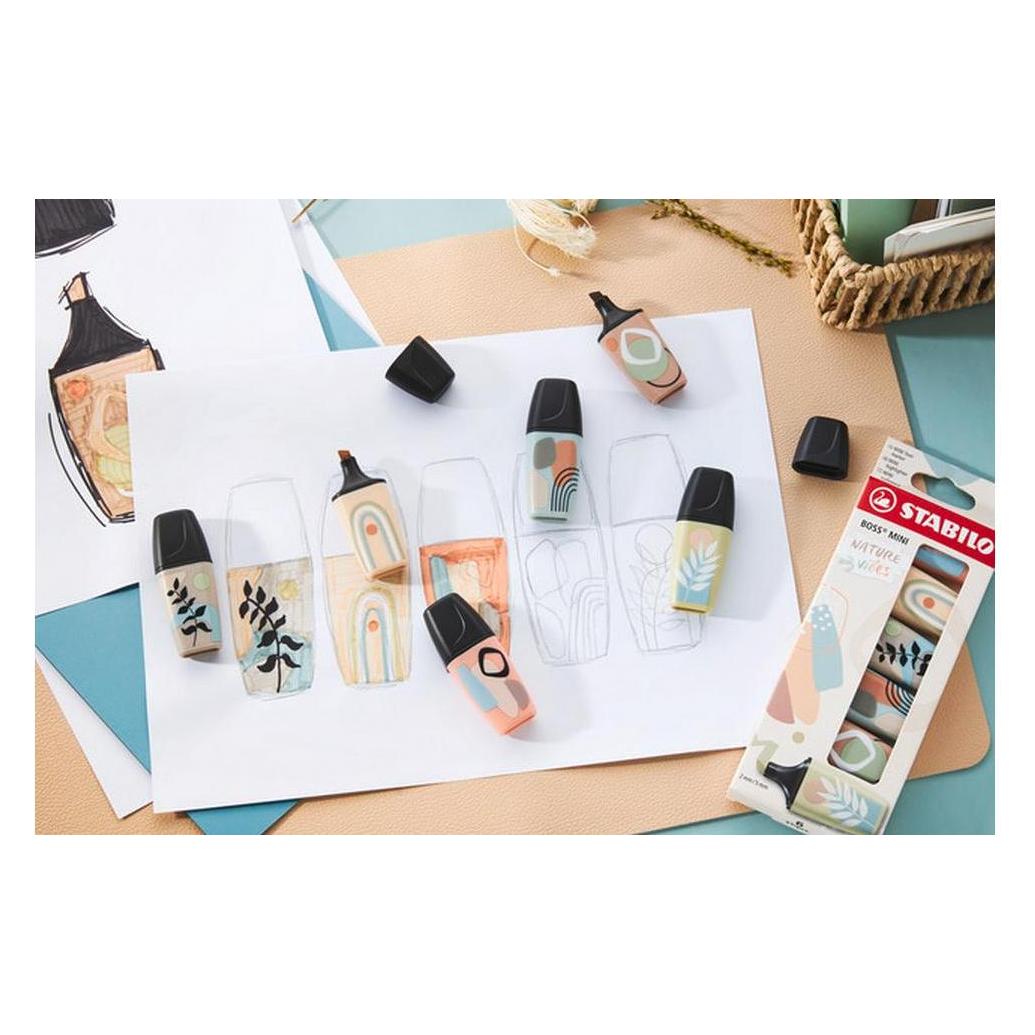 Stabilo Boss Mini Naturevibes 6er Etui (6x) (07/06-31)