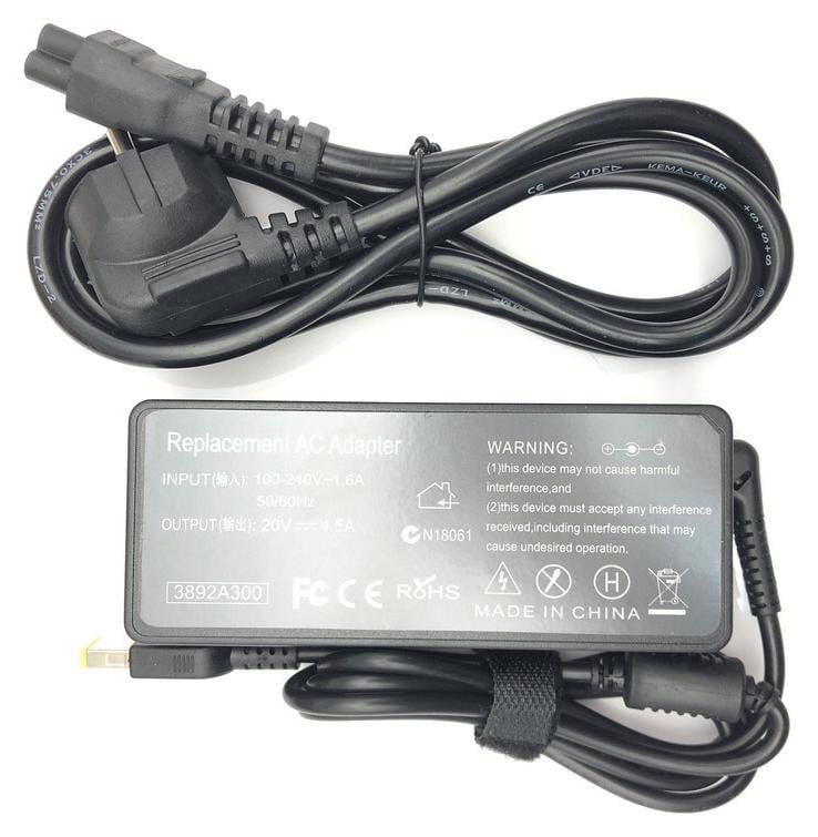 T-ProTek 90W adapter en oplader compatibel met Lenovo ThinkPad E455