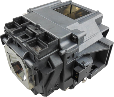 Jaspertronics™ V13H010L76 Lamp & Housing for Epson Projectors w Original Lamp Inside - 1 Year Warranty