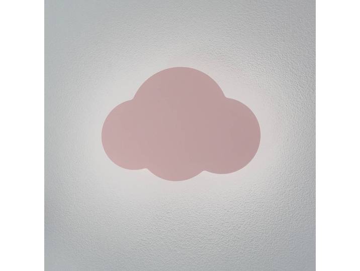 Wandleuchte Cloud, rosa, 38 cm breit, Metall, Wolke, G9 Cloud TK Lighting, dimmbar, violett / pink / rose, für Kinderzimmer, Metall, Junges Wohnen