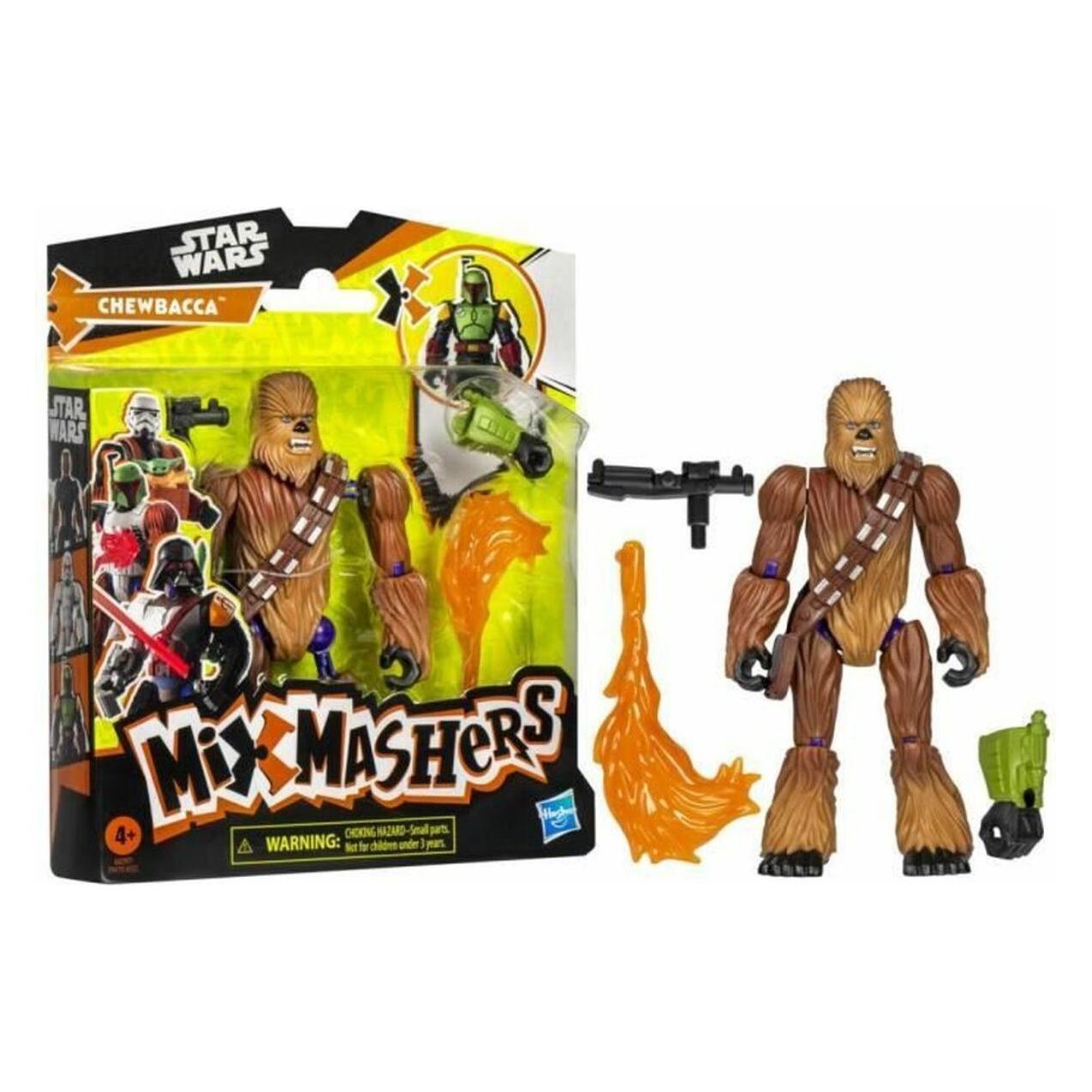Star Wars MixMashers Chewbacca individualisierbare Mix-And-Match Action-Figur & Accessoires (G02975X0)