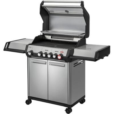 Gasgrill ENDERS "Monroe Pro 4 SIKR TURBO", silber, B:151cm H:118cm T:59cm, Grills