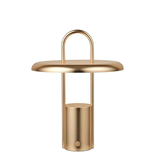 Stelton Pier draagbare LED-tafellamp messing