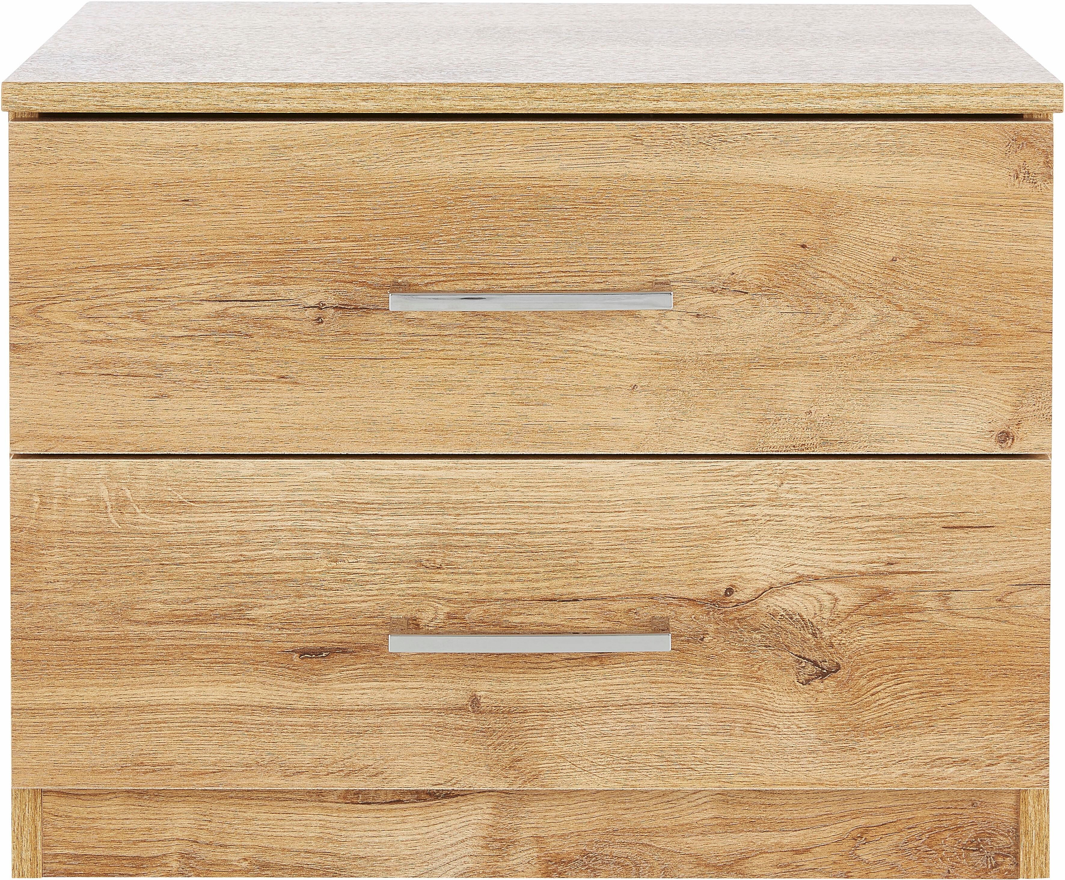 Nachtkommode WIMEX "Anna", braun (plankeneichefarben), B:52cm H:40cm T:38cm, Sideboards, Nachtkommode