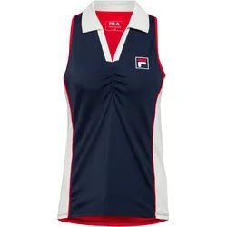FILA Tennisshirt Damen | Gr. S | blau - blau