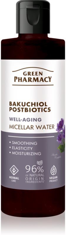 Green Pharmacy Bakuchiol & Postbiotics Micellar Water eau micellaire fermeté et anti-âge 200 ml