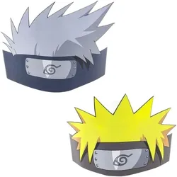 CHAKS - Naruto - Kopfbedeckungen Naruto/Kakashi (8 Stück)
