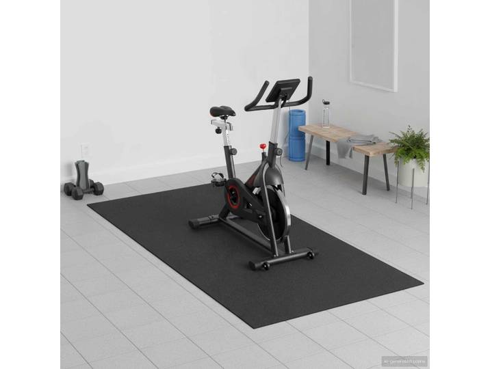 vidaXL Sport Schutzmatte Schwarz 120 x 60 x 0,6 cm High-density PVC