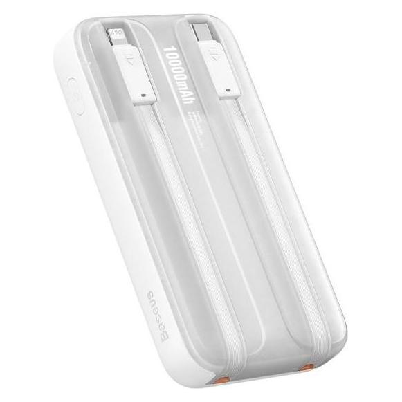 Baseus Powerbank Comet 10000mAh, 22.5W (white) (10000 mAh, 22.50 W) (PPMD020002)