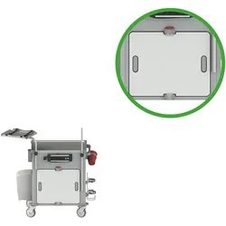 Reanimationsboard mit Halterung, Servocomfort Metal-Line Notfallwagen