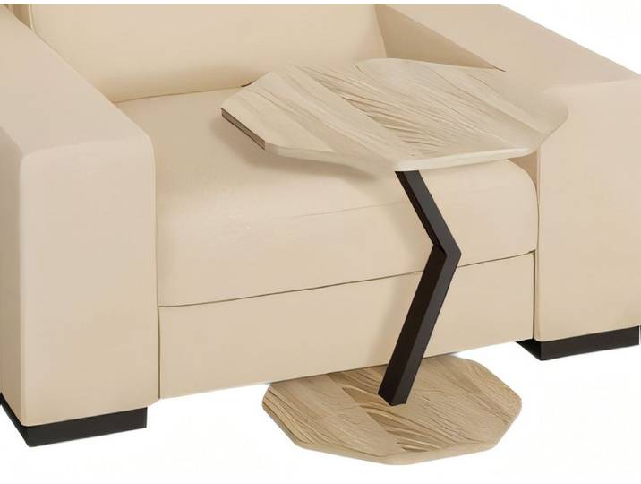 Xlmoebel Beistelltisch XLMOEBEL Beistelltisch aus Holz in Braun, modern und elegant (Einzeltisch, 1-St., Beistelltisch), Made in Europa