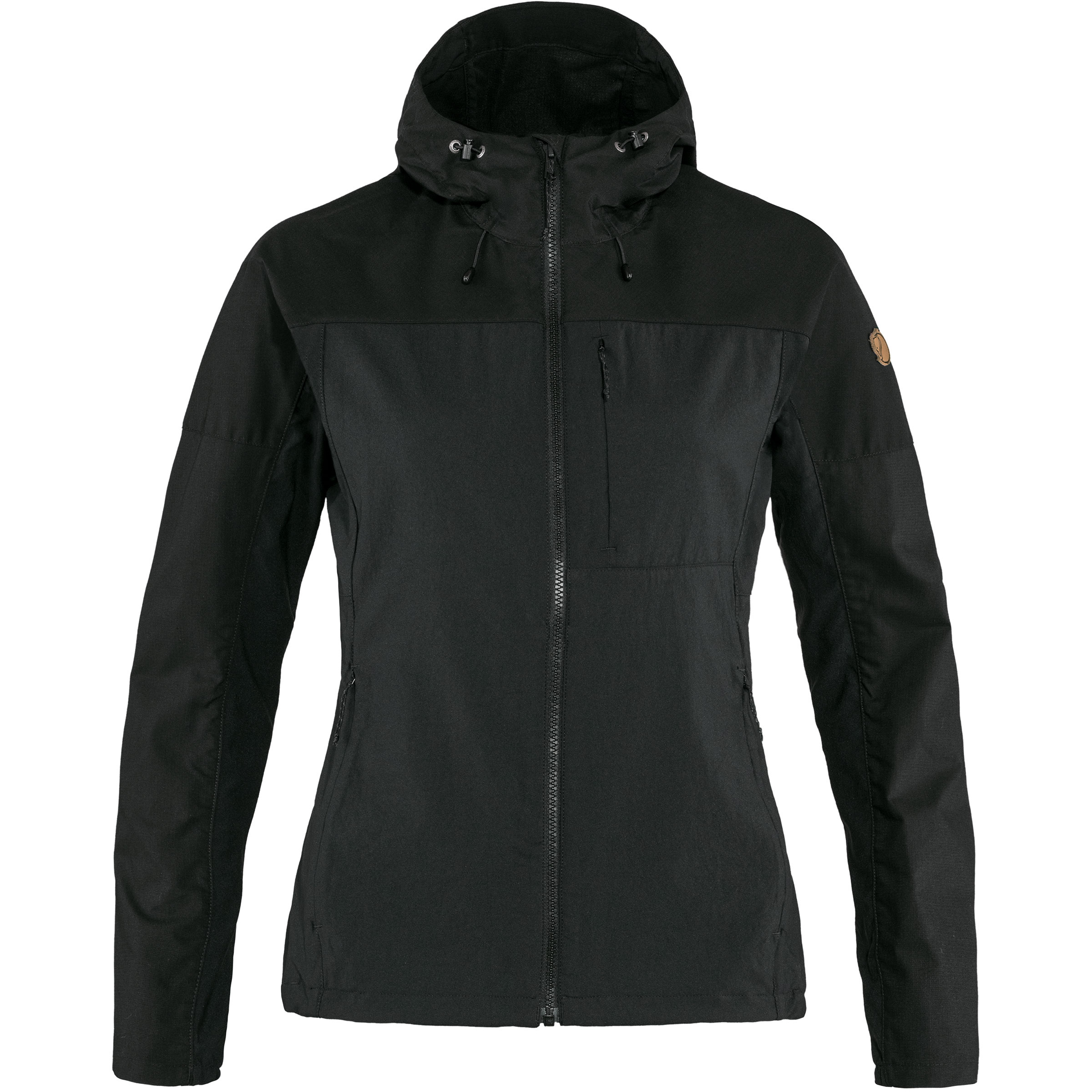Fjällräven Abisko Midsummer Damen Wanderjacke schwarz Größe S Camping Klein verpackbar