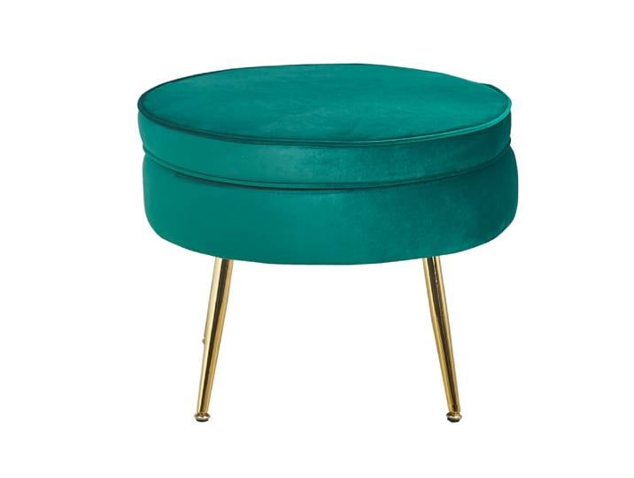 SalesFever Sitzpouf rund aus Samt