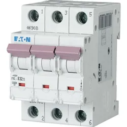 Eaton 236429 Leitungsschutzschalter, 32 A, 3p, Charakteristik: C PXL-C32/3