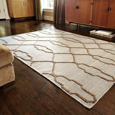 Alexander Home Lennon Moroccan Hand-Woven 100% Wool Slate Rug