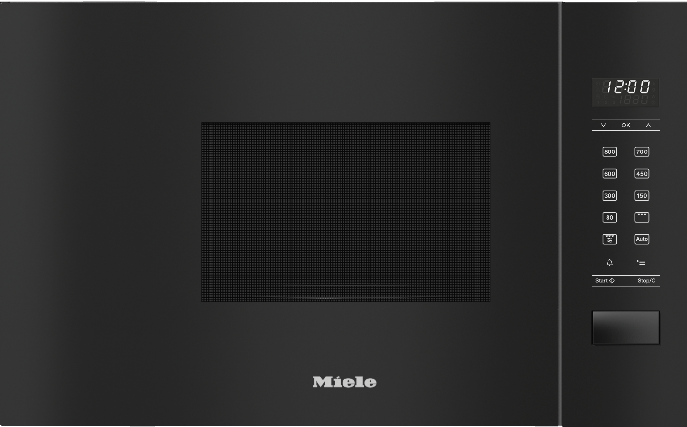 Miele M2234SC Einbau-Mikrowelle 800 W Größe: klein Grill (Schwarz) 11103460