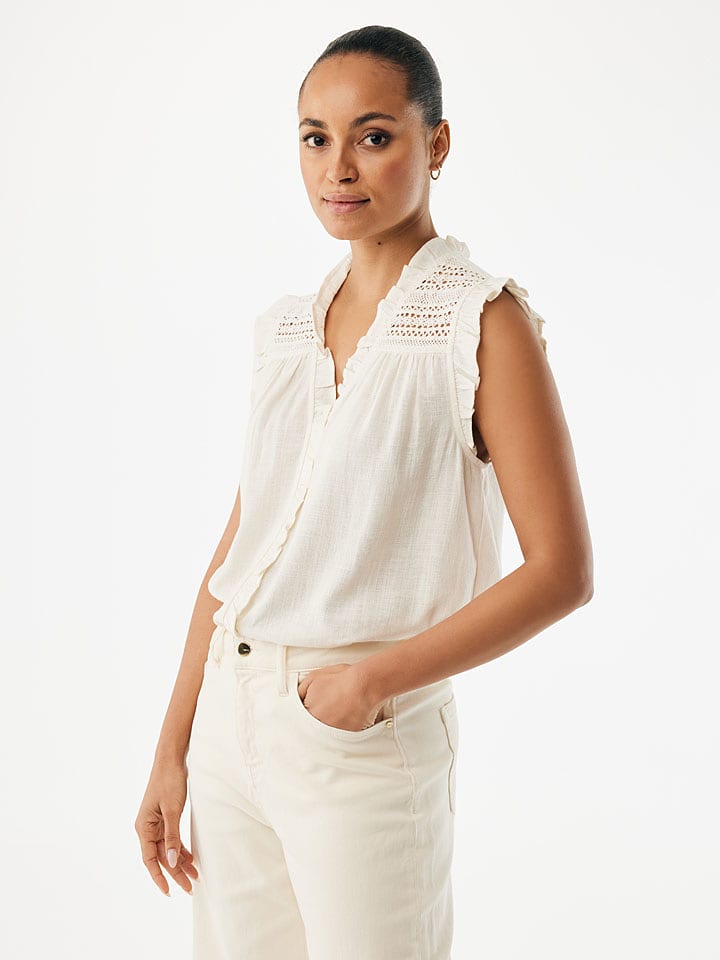 Mexx Bluse in Creme - 40