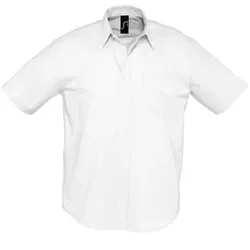 Herren Oxford-Hemd Brisbane Kurzarm | SOLO INVEST FRANCE SAS | Farbe: Weiß | L