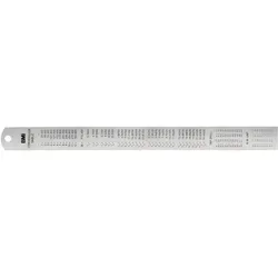 BMI, Längenmesswerkzeug, 966060020-EGI Massstab 600 mm Edelstahl (rostfrei) (0.60 m)